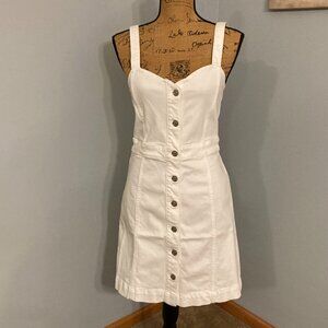 NWT - 7 For All Mankind Button Up Mini Dress Women Size S (4-6)